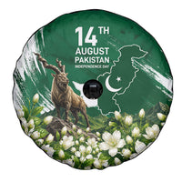 Pakistan Independence Day August 14 Spare Tire Cover Patriotic Markhor Heritage Landmarks And Jasmine