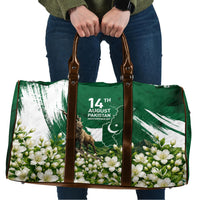 Pakistan Independence Day August 14 Travel Bag Patriotic Markhor Heritage Landmarks And Jasmine