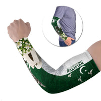 Pakistan Independence Day Arm Sleeves Patriotic Soldier Heritage Landmarks And Jasmine