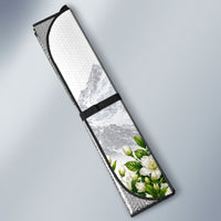 Pakistan Independence Day Auto Sun Shade Patriotic Soldier Heritage Landmarks And Jasmine