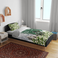 Pakistan Independence Day Bedding Set Patriotic Soldier Heritage Landmarks And Jasmine