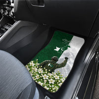 Pakistan Independence Day Car Mats Patriotic Soldier Heritage Landmarks And Jasmine