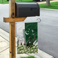 Pakistan Independence Day Garden Flag Patriotic Soldier Heritage Landmarks And Jasmine