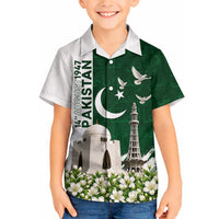 Pakistan Independence Day Hawaiian Shirt Patriotic Soldier Heritage Landmarks And Jasmine