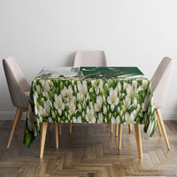 Pakistan Independence Day Tablecloth Patriotic Soldier Heritage Landmarks And Jasmine