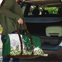 Pakistan Independence Day Travel Bag Patriotic Soldier Heritage Landmarks And Jasmine