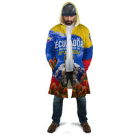 Ecuador Independence Day Cloak Patriotic Andean Condor Monument And Mountain