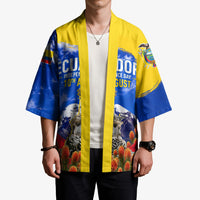 Ecuador Independence Day Kimono Patriotic Andean Condor Monument And Mountain