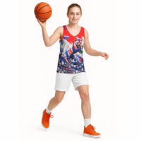 Personalized Croatia Marten Soccer Basketball Jersey Croatian Flag Abstract Brush Stroke