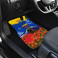 Ecuador Independence Day August 10 Car Mats Patriotic Heritage Virgin Statue And Soldier