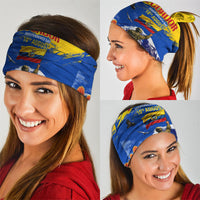 Ecuador Independence Day August 10 Neck Gaiter Patriotic Heritage Virgin Statue And Soldier