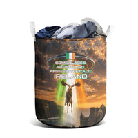Ireland UFO Laundry Basket Irish Landscape Answer The Call