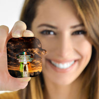 Ireland UFO AirPods Case Irish Landscape Answer The Call