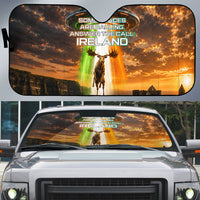 Ireland UFO Auto Sun Shade Irish Landscape Answer The Call