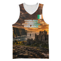 Ireland UFO Basketball Jersey Irish Landscape Answer The Call