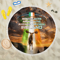Ireland UFO Beach Blanket Irish Landscape Answer The Call