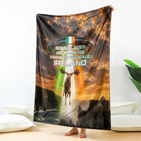Ireland UFO Blanket Irish Landscape Answer The Call