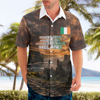 Ireland UFO Hawaiian Shirt Irish Landscape Answer The Call