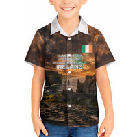 Ireland UFO Hawaiian Shirt Irish Landscape Answer The Call