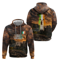 Ireland UFO Hoodie Irish Landscape Answer The Call