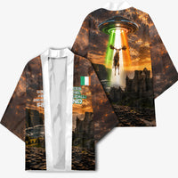 Ireland UFO Kimono Irish Landscape Answer The Call