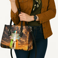 Ireland UFO Leather Bag Irish Landscape Answer The Call