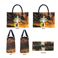 Ireland UFO Leather Bag Irish Landscape Answer The Call