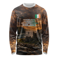 Ireland UFO Long Sleeve Shirt Irish Landscape Answer The Call