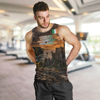 Ireland UFO Men Tank Top Irish Landscape Answer The Call