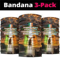 Ireland UFO Neck Gaiter Irish Landscape Answer The Call