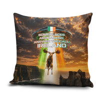 Ireland UFO Pillow Cover Irish Landscape Answer The Call
