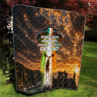 Ireland UFO Quilt Irish Landscape Answer The Call
