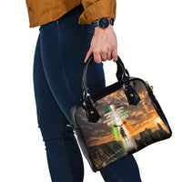 Ireland UFO Shoulder Handbag Irish Landscape Answer The Call