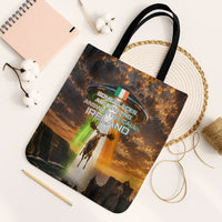 Ireland UFO Tote Bag Irish Landscape Answer The Call