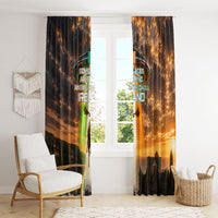 Ireland UFO Window Curtain Irish Landscape Answer The Call