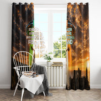 Ireland UFO Window Curtain Irish Landscape Answer The Call