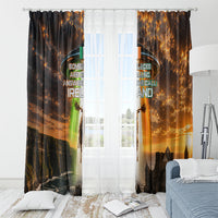 Ireland UFO Window Curtain Irish Landscape Answer The Call