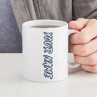 American Flag Fishing Ceramic Mug with Fishing Rods and Lures Watercolor Style Design - Wonder Print Shop