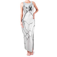 Dartboard Skull Darts Family Matching Tank Maxi Dress and Hawaiian Shirt with Torn Stone Texture and Cracked Marble Design - Wonder Print Shop