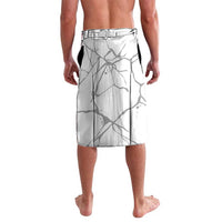 Dartboard Skull Darts Lavalava with Torn Stone Texture and Cracked Marble Design - Wonder Print Shop