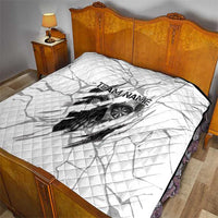 Dartboard Skull Darts Quilt with Torn Stone Texture and Cracked Marble Design - Wonder Print Shop