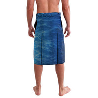 Texas Flag Fishing Lavalava with Ocean Fish Graphic and Blue Water Background - Wonder Print Shop