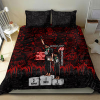 Mexico City 1968 Black Power Salute Bedding Set Unapologetic Civil Rights History Urban Graffiti Art