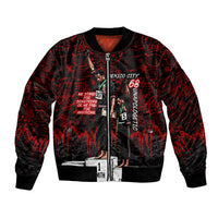 Mexico City 1968 Black Power Salute Bomber Jacket Unapologetic Civil Rights History Urban Graffiti Art