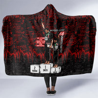 Mexico City 1968 Black Power Salute Hooded Blanket Unapologetic Civil Rights History Urban Graffiti Art
