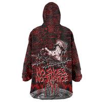 Mexico City 1968 Black Power Salute Kid Wearable Blanket Hoodie Unapologetic Civil Rights History Urban Graffiti Art