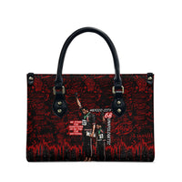 Mexico City 1968 Black Power Salute Leather Bag Unapologetic Civil Rights History Urban Graffiti Art