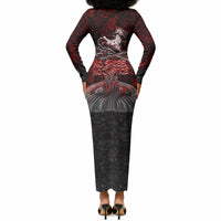 Mexico City 1968 Black Power Salute Long Sleeve Bodycon Dress Unapologetic Civil Rights History Urban Graffiti Art