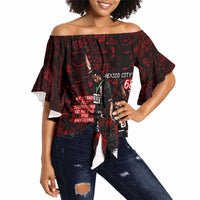 Mexico City 1968 Black Power Salute Off Shoulder Wrap Waist Top Unapologetic Civil Rights History Urban Graffiti Art