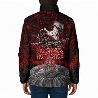 Mexico City 1968 Black Power Salute Padded Jacket Unapologetic Civil Rights History Urban Graffiti Art